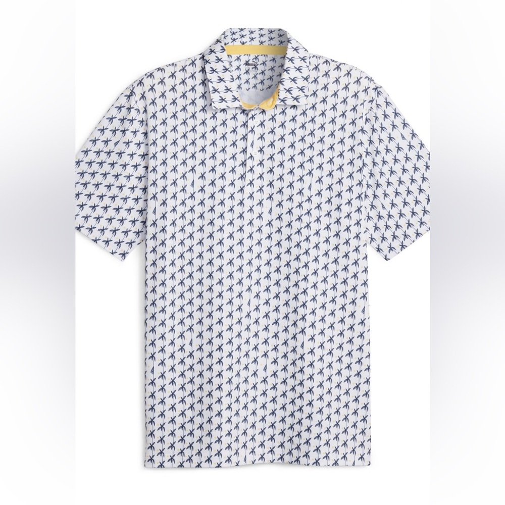 XXL PUMA Men's MATTR Palms Short Sleeve Polo